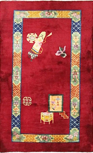 Antique Art Deco Rug image 1