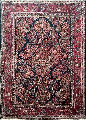 Antique Persian Mohajeran Sarouk Carpet image 1