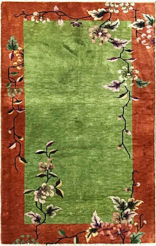 Antique Art Deco Chinese Rug image 1