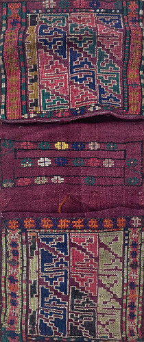 Antique Tribal Storage Bag (Khorjin Face) image 1