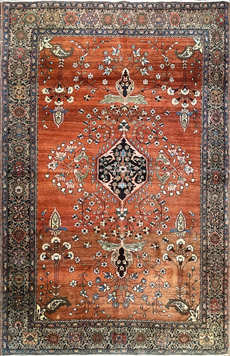Antique Persian Sarouk Feraghan Rug image 1