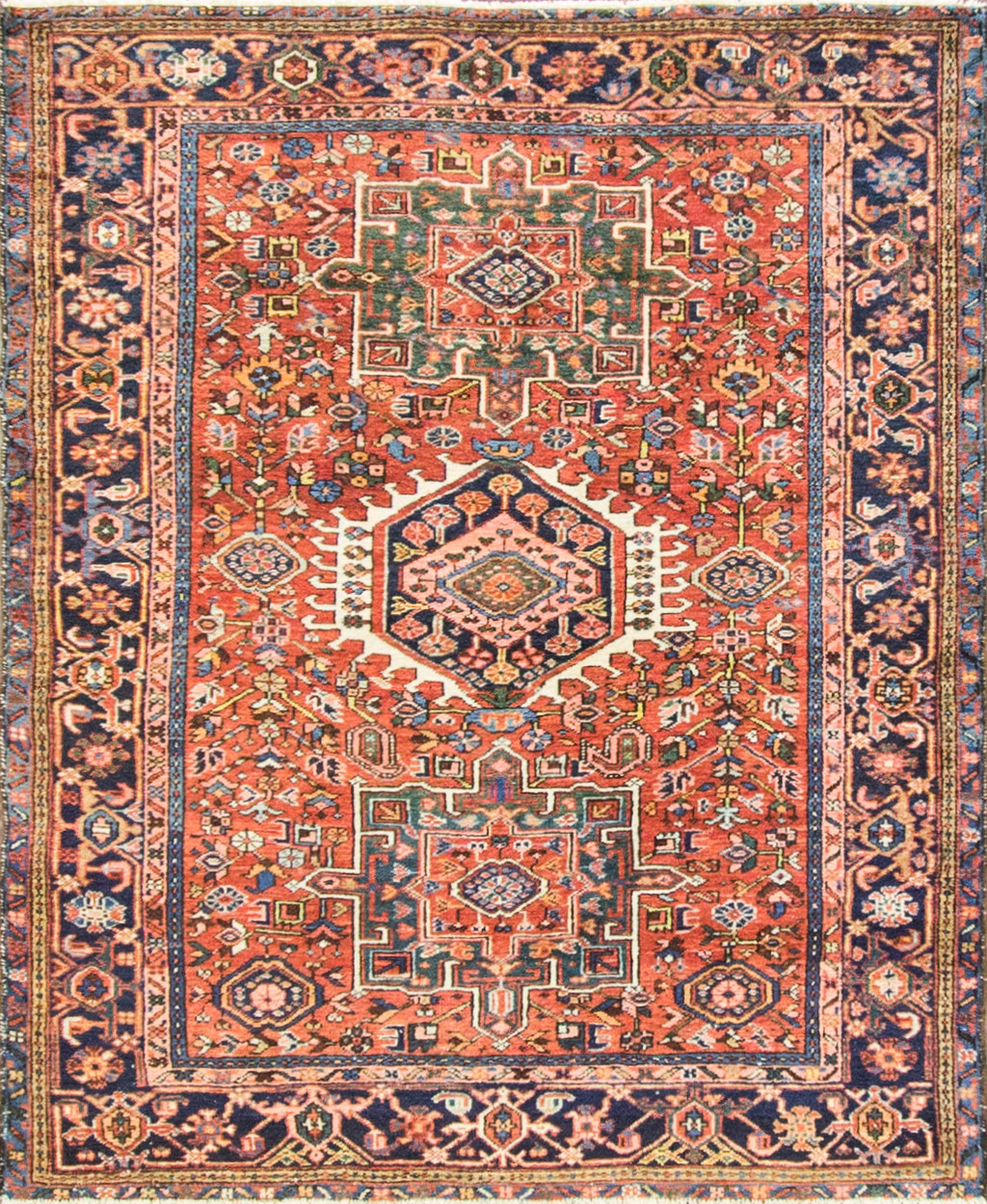 Amazing Antique Persian Karajah Rug | Eli Peer Oriental Rugs