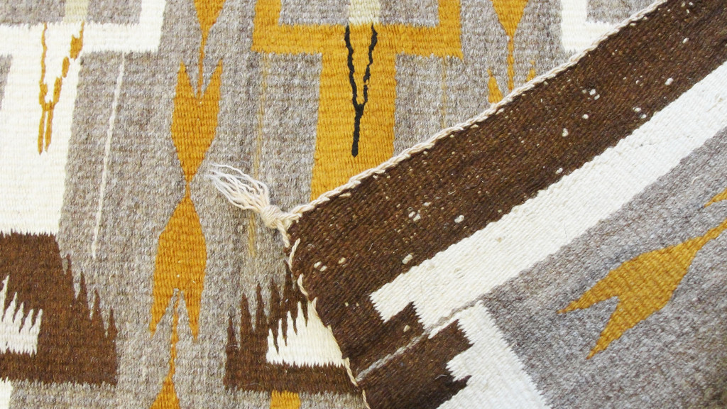 Navajo Three Figure Yei Rug | Eli Peer Oriental Rugs | Antique Persian ...