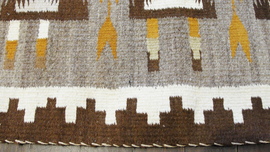 Navajo Three Figure Yei Rug | Eli Peer Oriental Rugs | Antique Persian ...
